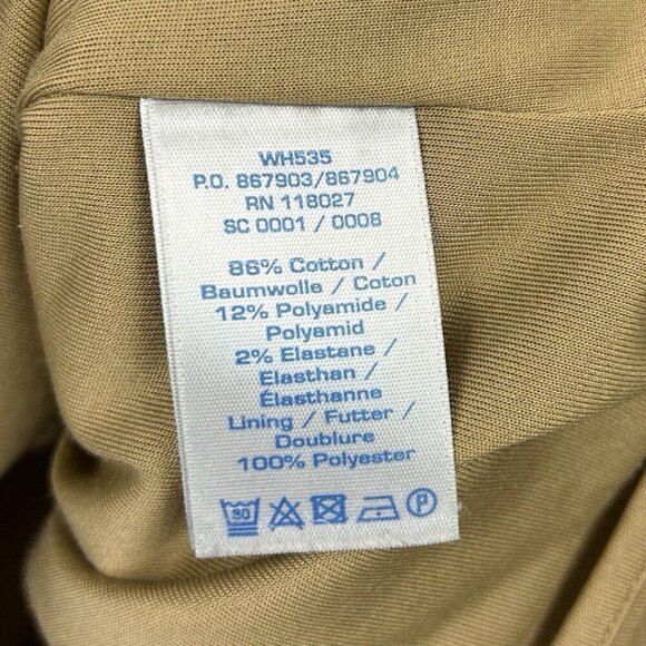 Boden Alexa Dress Womens Size 6 Tan Beige 3/4 Sleeves - Picture 4 of 9